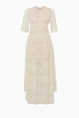 Stella mccartney white lace dress outlet