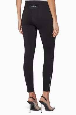Buy Alexander Wang Black Black Reflective Graphic Scuba Leggings For Women Online Ounass UAE