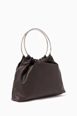 Buy Little Liffner Black Black Leather Small Ring Purse For Women Online Ounass UAE