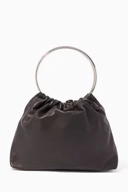 Buy Little Liffner Black Black Leather Small Ring Purse For Women Online Ounass UAE