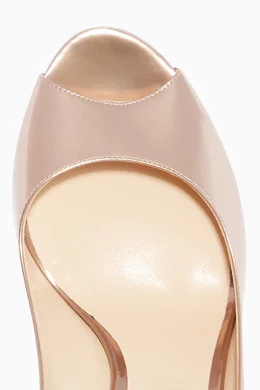 Buy Jimmy Choo Pink Ballet Pink Metallic Jeanette Platform Sandals For Women Online Ounass UAE