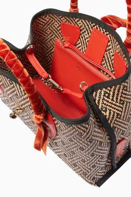 Buy Jimmy Choo Red Multi Coloured Marianne Small Shopper For Women Online Ounass UAE