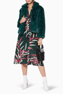 Emerald green jacket top