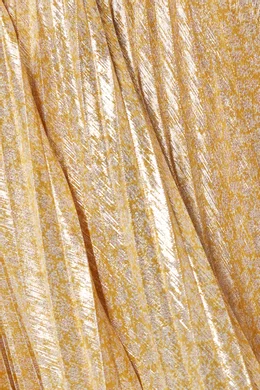alexis joya dress gold lame l Elle Sparkly Prom... - Gold / UK 3 | EU 36
