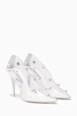 Stella mccartney clear pumps discount
