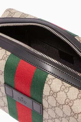Gucci supreme wash bag clearance