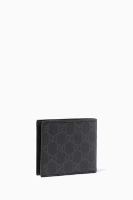 Buy Gucci Black GG Supreme Wolf Print Wallet For Men Online Ounass UAE