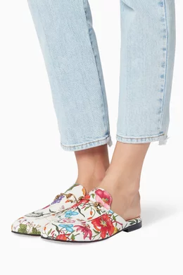 Gucci princetown floral slipper deals
