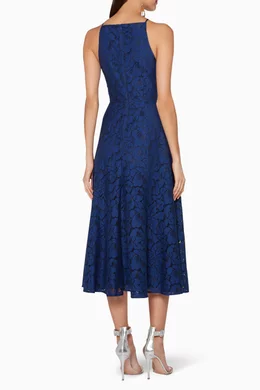 Buy Keepsake The Label Blue Navy Blue Encore Lace Dress For Women Online Ounass UAE