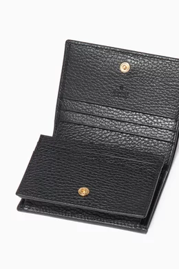 Gucci black petite marmont card holder outlet