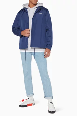 Buy Stussy Blue Blue Cruize Coach Jacket For Men Online Ounass UAE