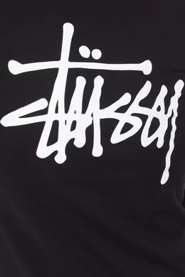 Buy Stussy Black Black Long Sleeve Logo T Shirt For Men Online Ounass UAE