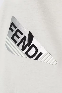 Buy Fendi Neutral Bag Bugs Appliqued T Shirt For Men Online Ounass UAE