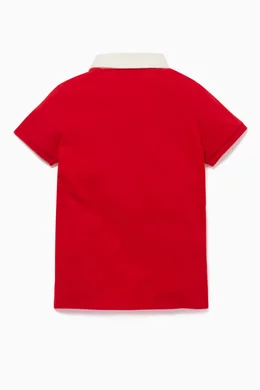 Buy Gucci Red Vintage Logo Polo Shirt For Boys Online Ounass UAE