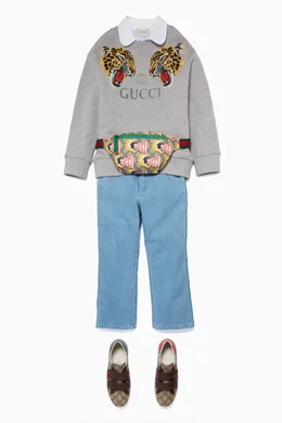 Gucci leopard sweatshirt shop