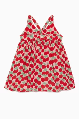 Buy Stella McCartney Red Red Cherry Print Dress Set For Baby Girls Online Ounass UAE