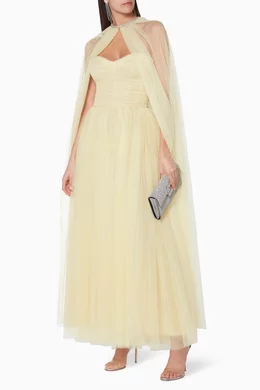 Monique lhuillier yellow gown shop