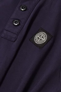 Stone island navy polo shirt discount