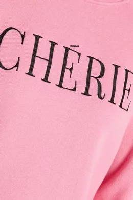 Buy WHISTLES Pink Pink Cherie Sweatshirt For Women Online Ounass UAE