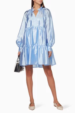Buy Stine Goya Blue Pastel Blue Niki Mini Dress For Women Online Ounass UAE
