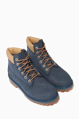 Buy Timberland Blue Premium 6 Inch Boots For Boys Online Ounass UAE