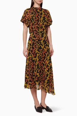 Daisy print stine dress online