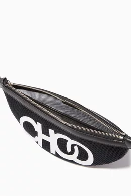 Buy Jimmy Choo Black Faye Choo Logo Belt Bag For Women Online Ounass UAE
