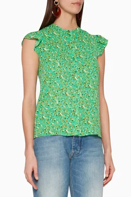 Ditsy blossom pleated dress clearance