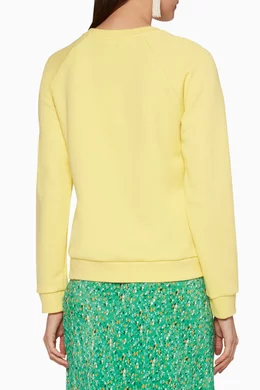 Buy WHISTLES Yellow Vacation Sweatshirt For Women Online Ounass UAE