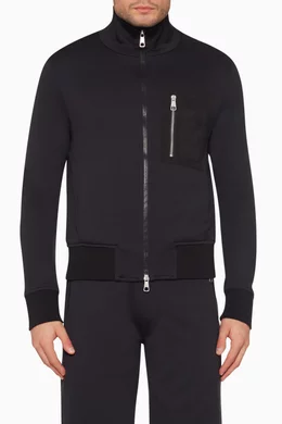 Buy Neil Barrett Black Streetstyle Retro Tracksuit Top For Men Online Ounass UAE