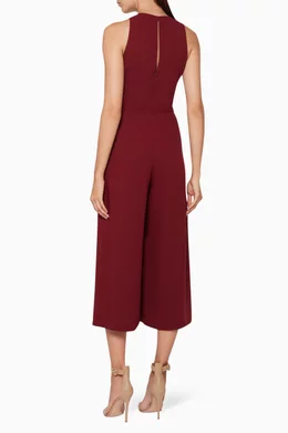 Buy Joie Red Mairead Wide Leg Jumpsuit For Women Online Ounass UAE
