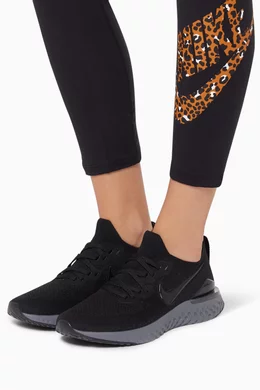Buy Nike Black Epic React Flyknit 2 Sneakers For Women Online Ounass UAE