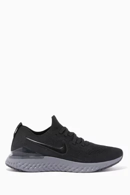 Epic react flyknit 2 black gunsmoke online