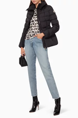 Buy Moncler Black Belted Alouette Jacket For Women Online | Ounass UAE