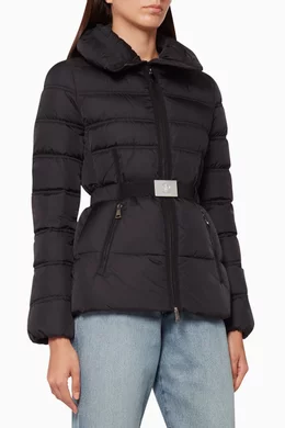 Buy Moncler Black Belted Alouette Jacket For Women Online Ounass UAE
