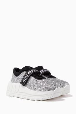 Miu miu sneakers glitter shop
