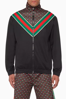Buy Gucci Black GG Star Oversized Jacket For Men Online Ounass UAE