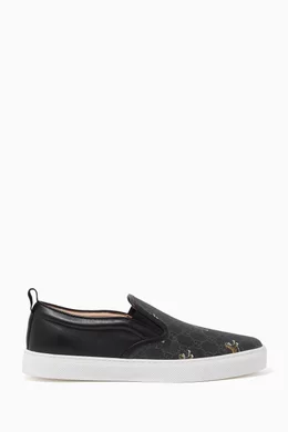 Dublin Tiger Print Slip On Sneakers