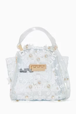 Zac posen clear bag top