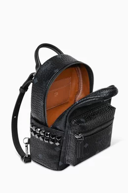 Buy MCM Black Stark Bebe Boo Backpack For Women Online Ounass UAE