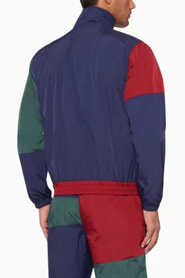 Buy Stussy Blue Colour Block Panel Track Jacket For Men Online Ounass UAE