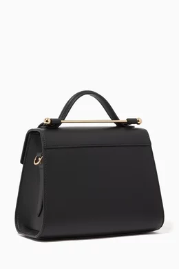 Buy Strathberry Black Allegro Mini Leather Shoulder Bag For Women Online Ounass UAE