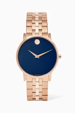 Buy Movado Rose Gold Museum Classic Watch For Men Online Ounass UAE