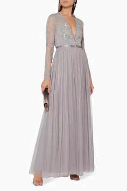 Ava gown needle and thread top