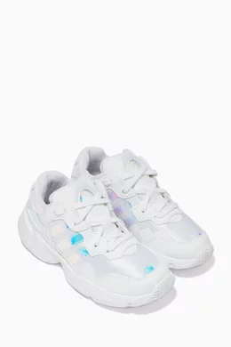 Buy adidas White Yung 96 Iridescent Detail Sneakers For Girls Online Ounass UAE