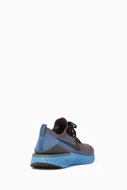 Buy Nike Blue Epic React Flyknit 2 Sneakers For Men Online Ounass UAE