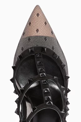 Valentino mesh pumps cheap