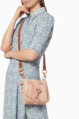 Buy See By Chloe Pink Small Tony Leather Bucket Bag For Women Online Ounass UAE