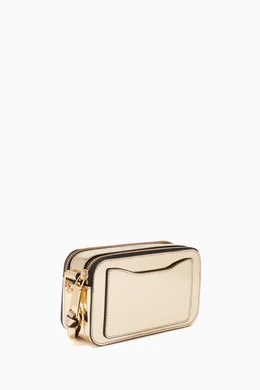 Buy Marc Jacobs Gold Snapshot Mirrored Camera Bag For Women Online Ounass UAE