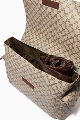 Buy Gucci Neutral GG Supreme Baby Changing Bag For UNISEX Online Ounass UAE